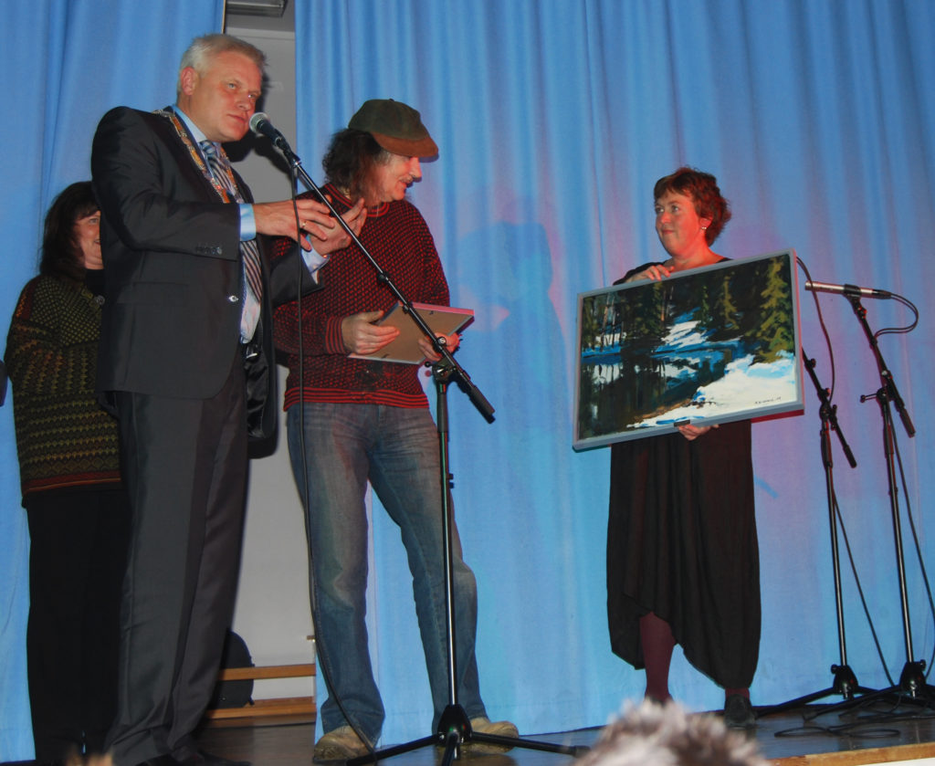 Arne Løland får overrakt kulturprisen 2011